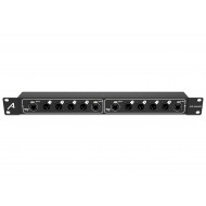 AUDIBAX SLR 4M4M Distribuidor/splitter DMX pasivo formato rack 1 U