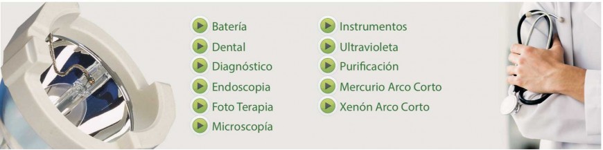 Lámparas aplicaciones médicas