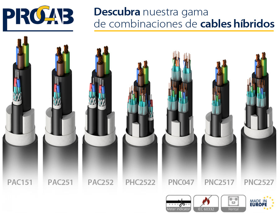 Nueva gama de cables híbridos en rollos de PROCAB - Siluj