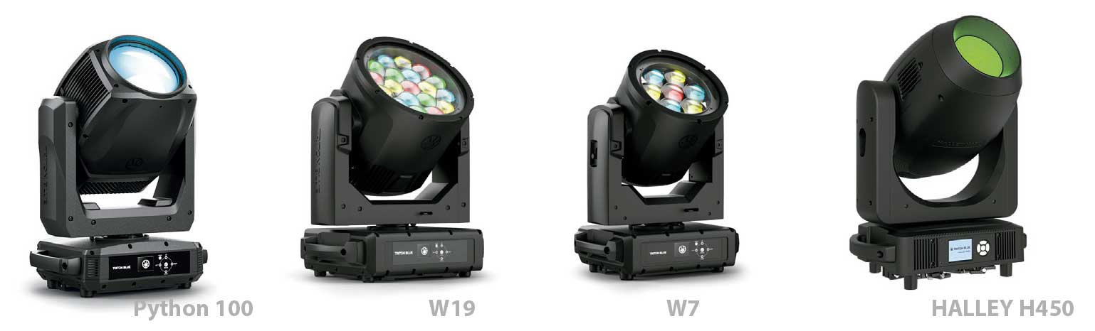 Cabeza móvil Triton Blue