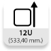 Altura: 12U (533,40 mm.)