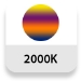 Temperatura de color: 2000K