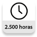 Horas de vida útil (según fabricante): 2500h