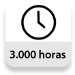 Horas de vida útil (según fabricante): 3000h