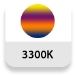 Temperatura de color: 3300K