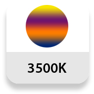 Temperatura de color: 3500K