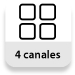 4 Canales
