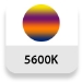 Temperatura de color: 5600K