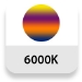Temperatura de color: 6000K