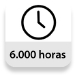 Horas de vida útil (según fabricante): 6000h
