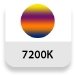 Temperatura de color: 7200K