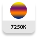 Temperatura de color: 7250K