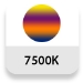 Temperatura de color: 7500K