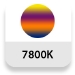 Temperatura de color: 7800K