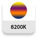 Temperatura de color: 8200K