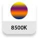 Temperatura de color: 8500K
