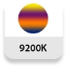 Temperatura de color: 9200K