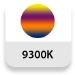 Temperatura de color: 9300K