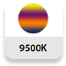 Temperatura de color: 9500K