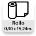 Rollo 0,30 m. x 15,24 m.