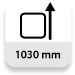 Altura: 1030 mm. Altura: 1030 mm.