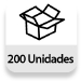 Embalaje completo: 200 unidades