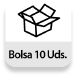 Embalaje completo: bolsa 10 unidades