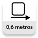 Longitud: 0,6 metros