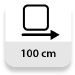 Longitud: 100 cm.